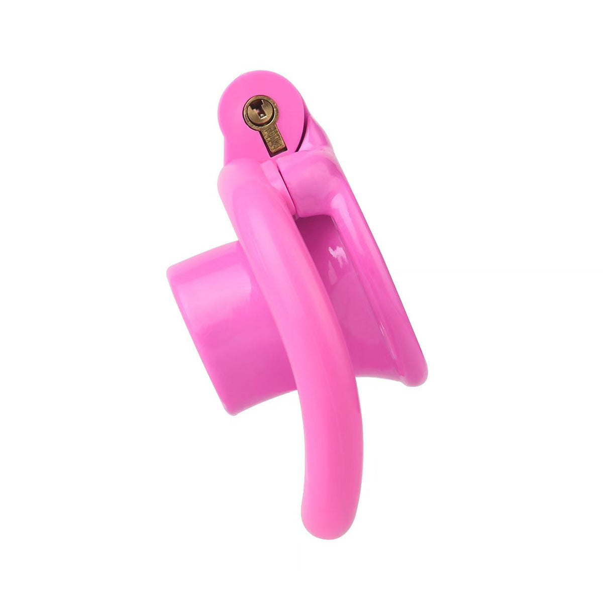 Pinker Käfig im Seitenprofil