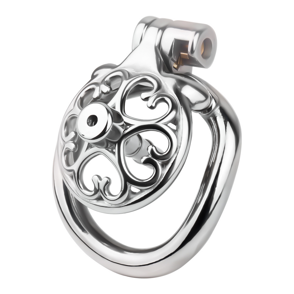 Ornamentfront mit Metalleinsatz