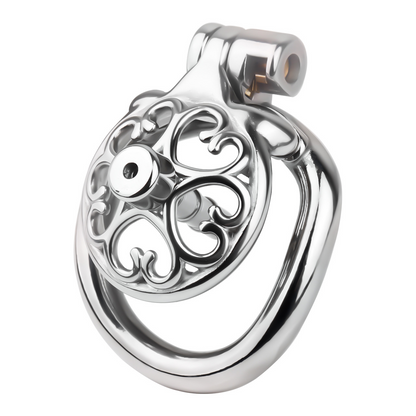 Ornamentfront mit Metalleinsatz