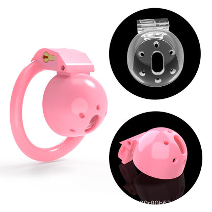 Jarhead-Käfig in Pink und Transparent im Vergleich