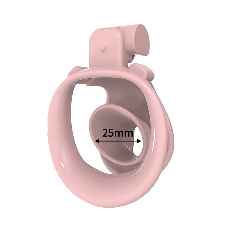 Pinke Hülle mit 25 mm markierter Innenweite