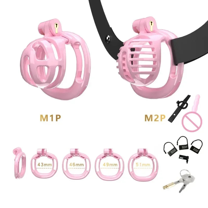 Pinke Modelle M1P und M2P mit Zubehör