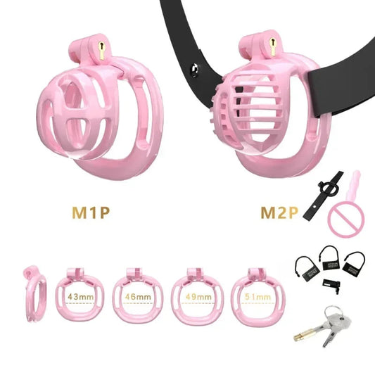 Pinke Modelle M1P und M2P mit Zubehör