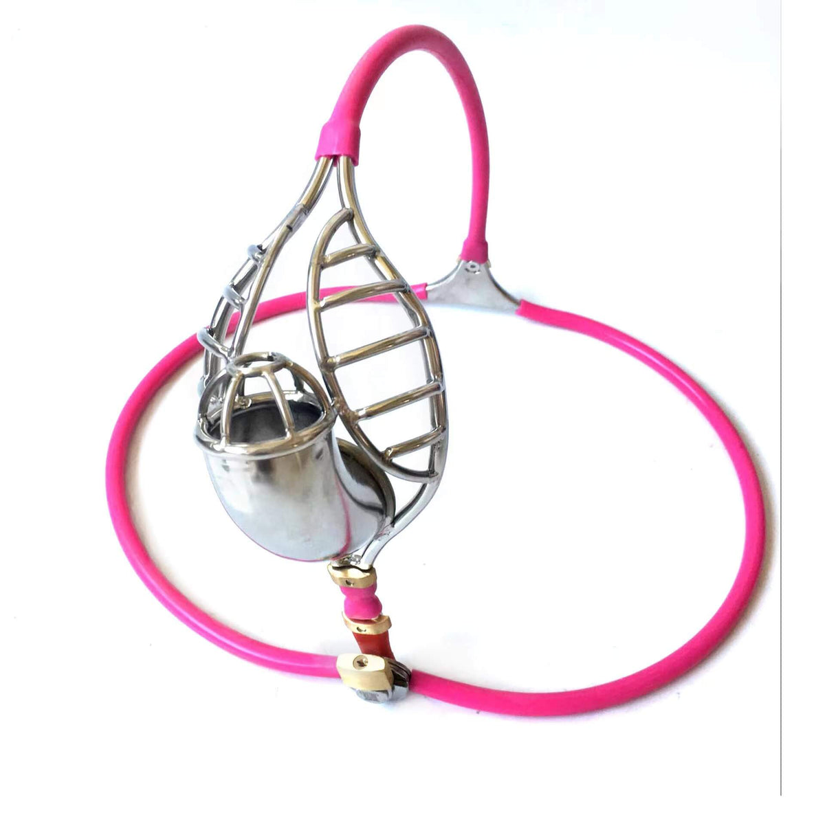 Pinker Gürtel seitlich