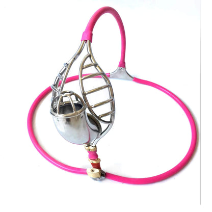 Pinker Gürtel seitlich