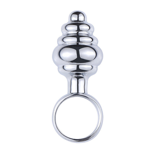 Gestufter Mini-Metallplug mit Fingerring