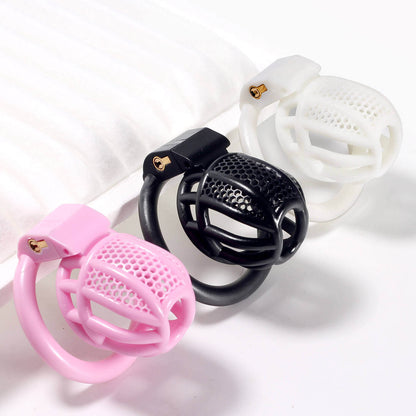 Mini-Honeycomb-Peniskäfige in Rosa, Schwarz und Weiß