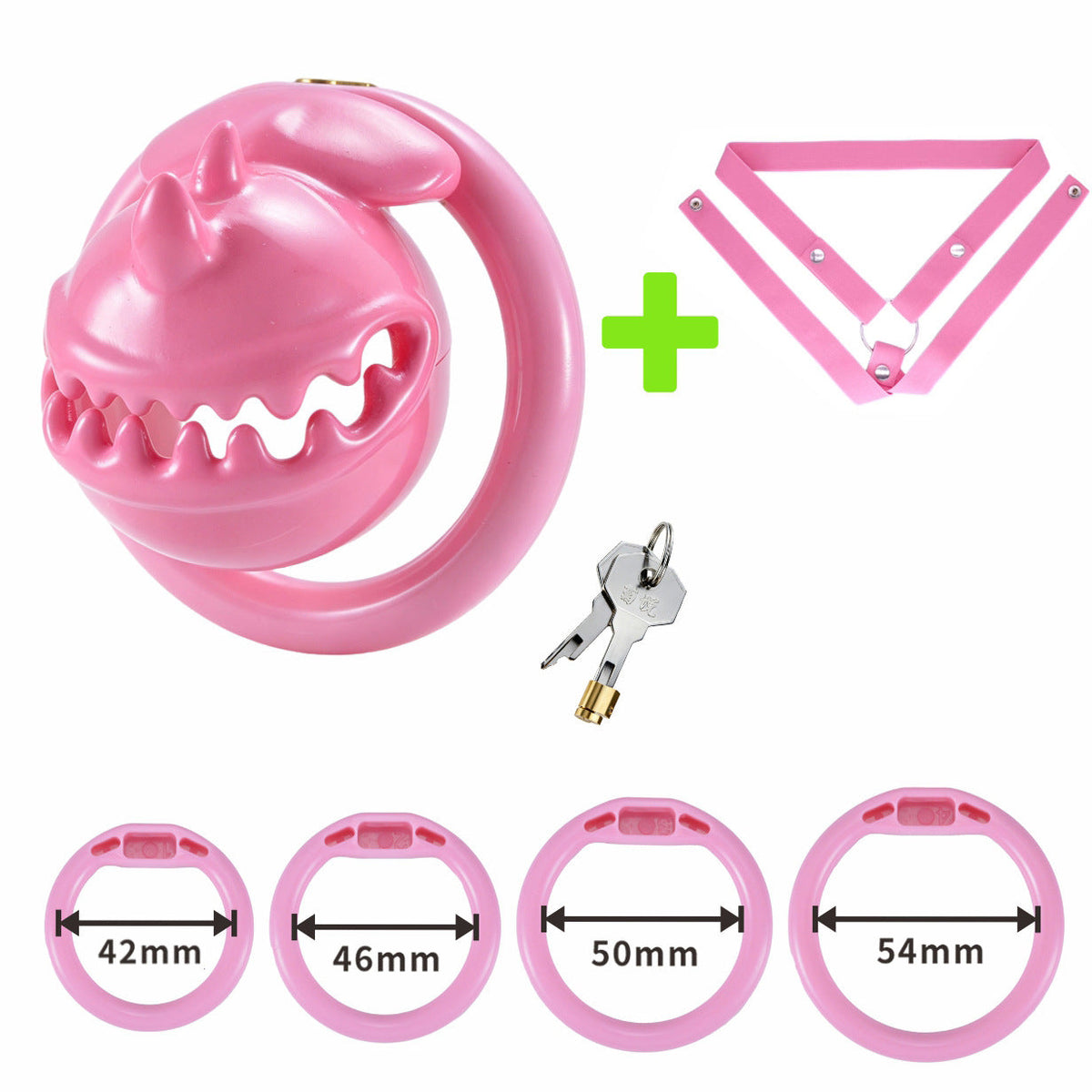 Pinkes Set mit Haltegurt
