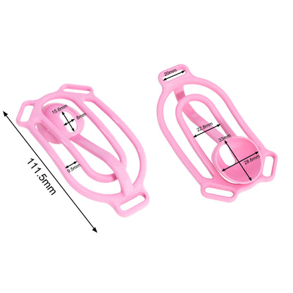Maße des pinken Clips
