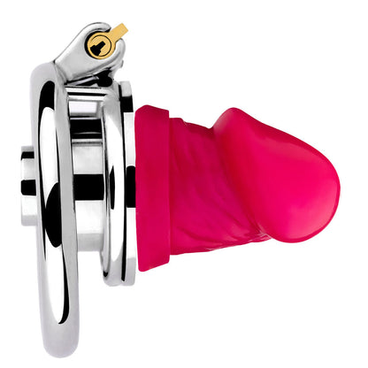 Käfig mit Dildo S in Pink
