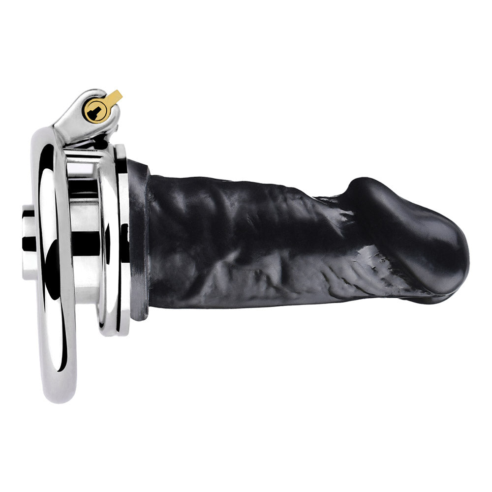 Käfig mit Dildo L in Schwarz