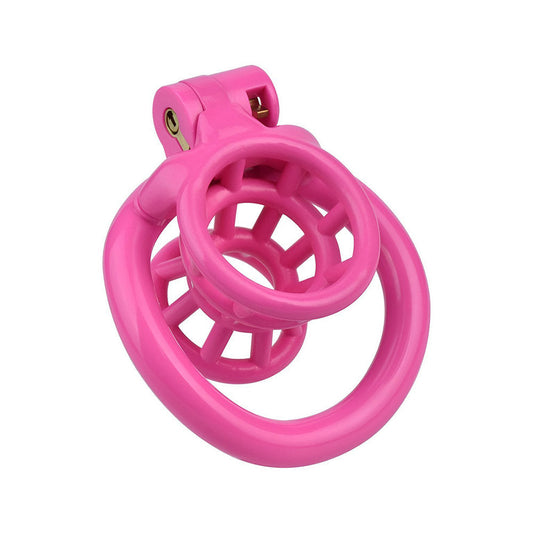 Pinker Fish-Basket-Käfig mit tailliertem Gitter