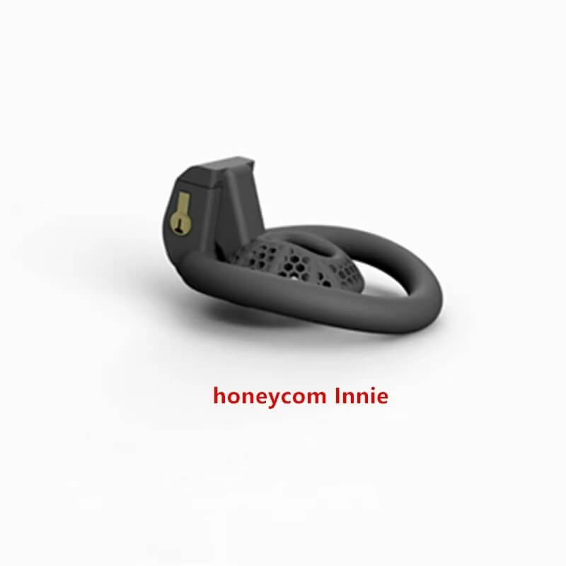 Honeycomb Innie in Schwarz