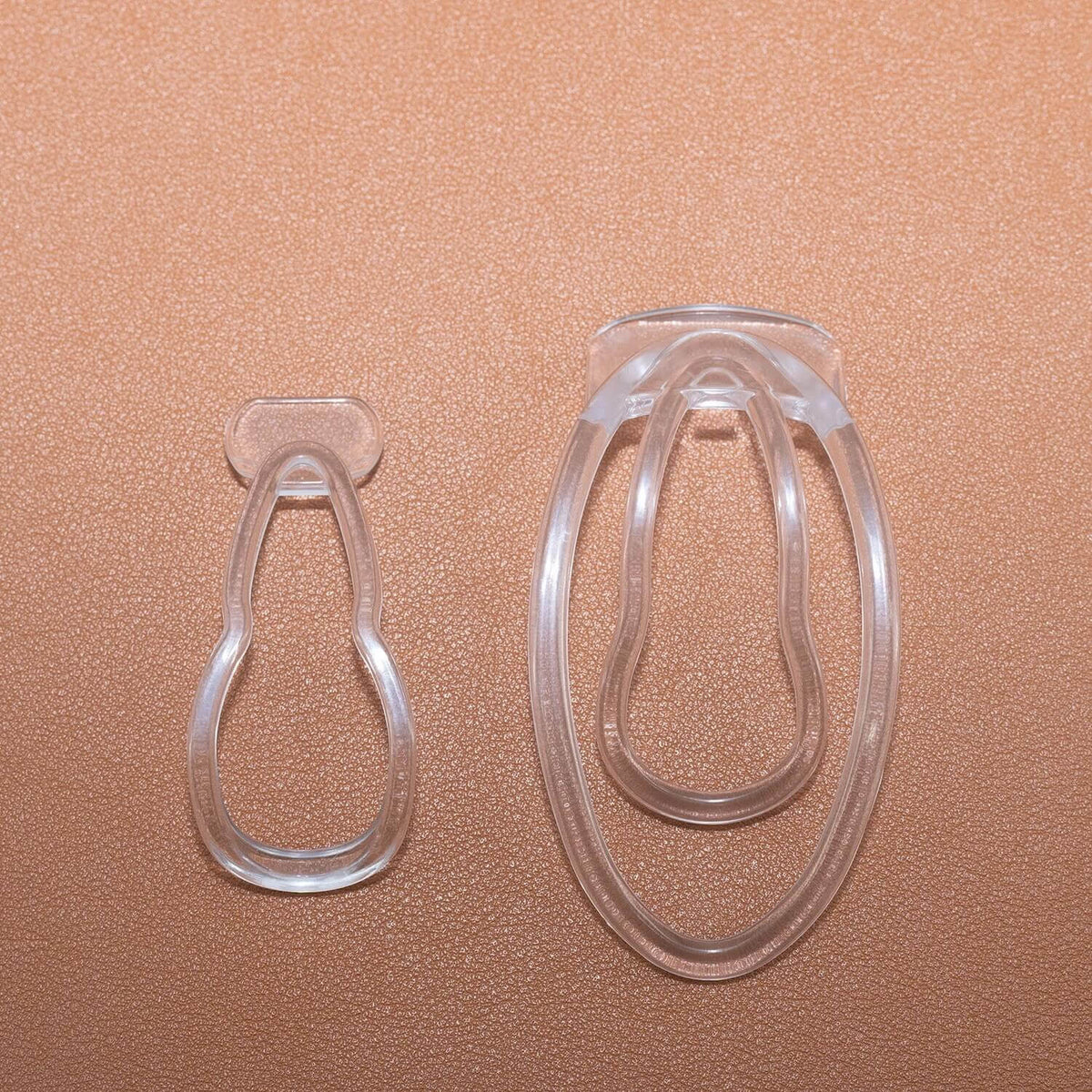 Transparente Clips Lite und Original nebeneinander