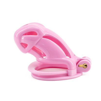 Pinker S-Plus-Käfig aufliegend