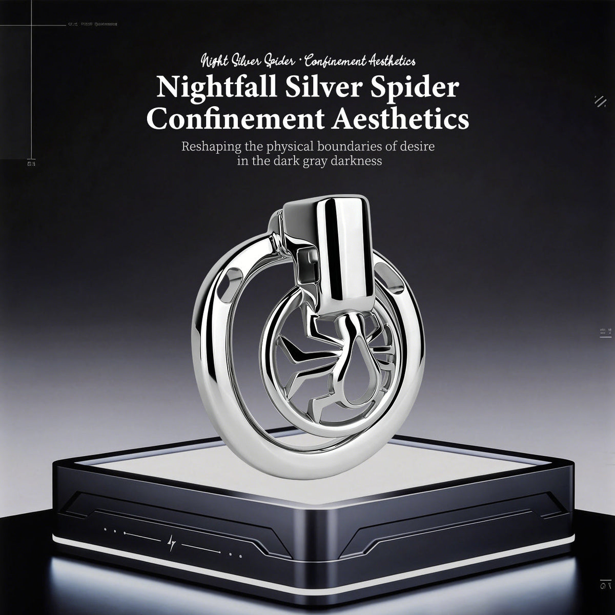 Night Silver Spider in Produktinszenierung