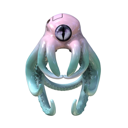 Oktopus mit hellem Blauverlauf