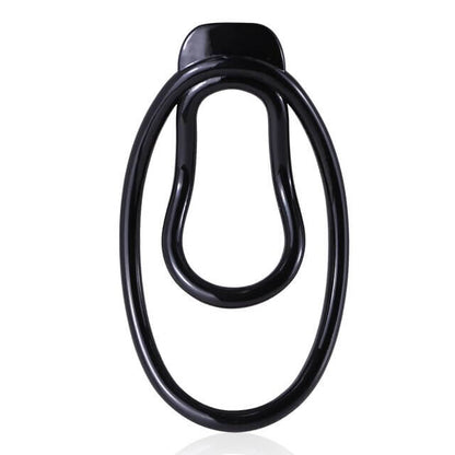 Schwarzer FuFu Panty Clip aufrecht