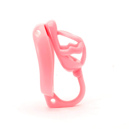 Pinker Stub im Seitenprofil