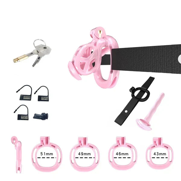 Pinkes Nub-Set mit Haltegurt