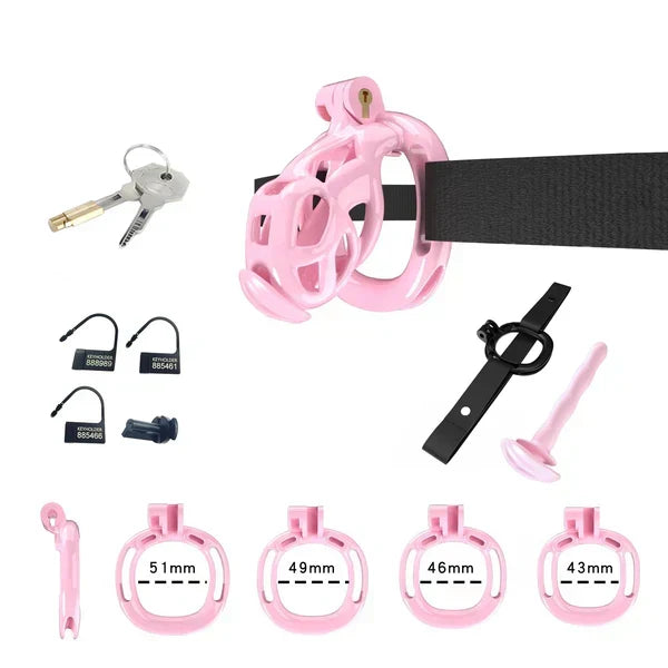 Pinkes Mamba-Set mit Haltegurt