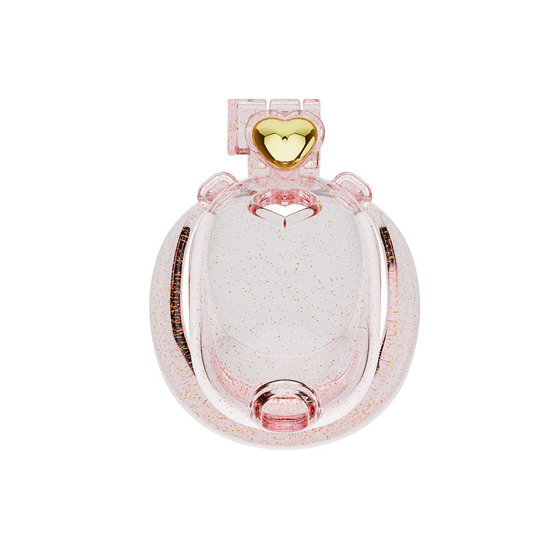 Transparente Pink-Heart-Hülle