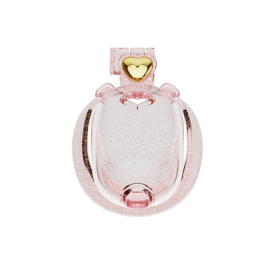 Transparente Pink-Heart-Hülle
