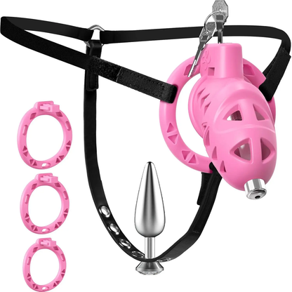 Pink-Rattler-Set mit Zubehör