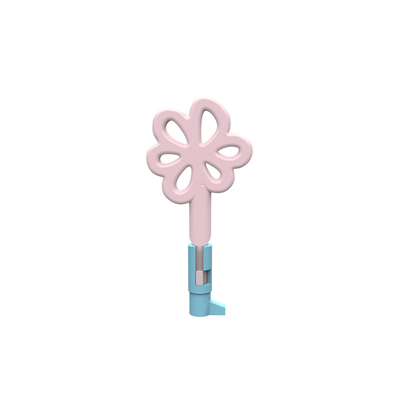 Pinker Schlüssel im blauen Kern