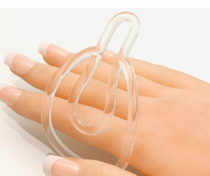 Transparenter Clip von oben