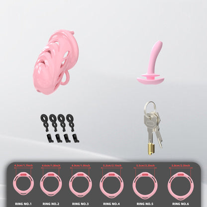 Langes pinkes Set ohne Haltegurt