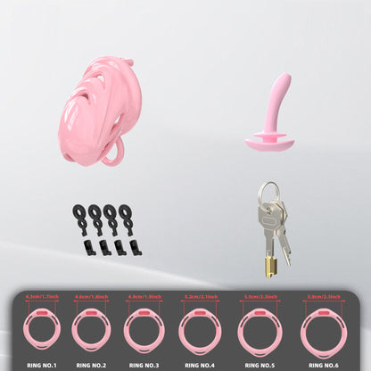 Kurzes pinkes Set ohne Haltegurt