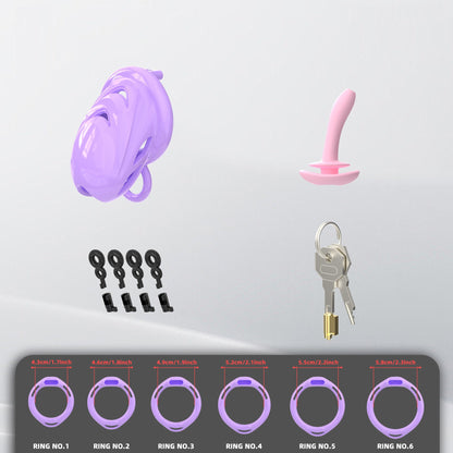 Kurzes violettes Set ohne Haltegurt