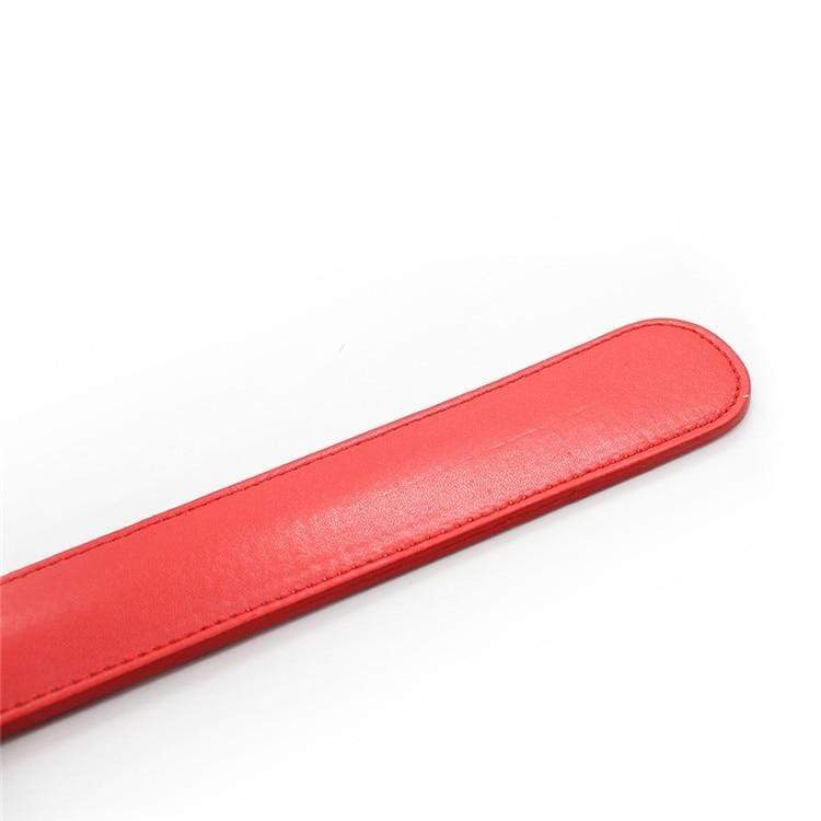 Nahansicht der roten glatten Fläche