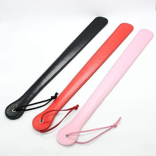 Glatte PU-Paddles in Schwarz, Rot und Pink