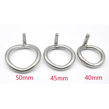 Ringgrößen 50, 45 und 40 mm im Vergleich