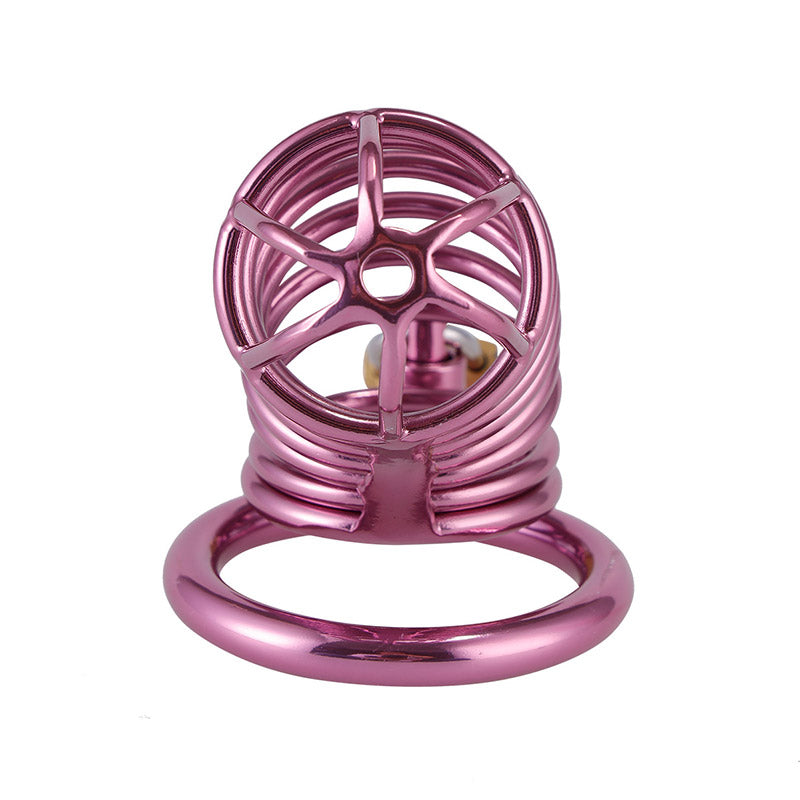 Offene Front der violetten Hülse