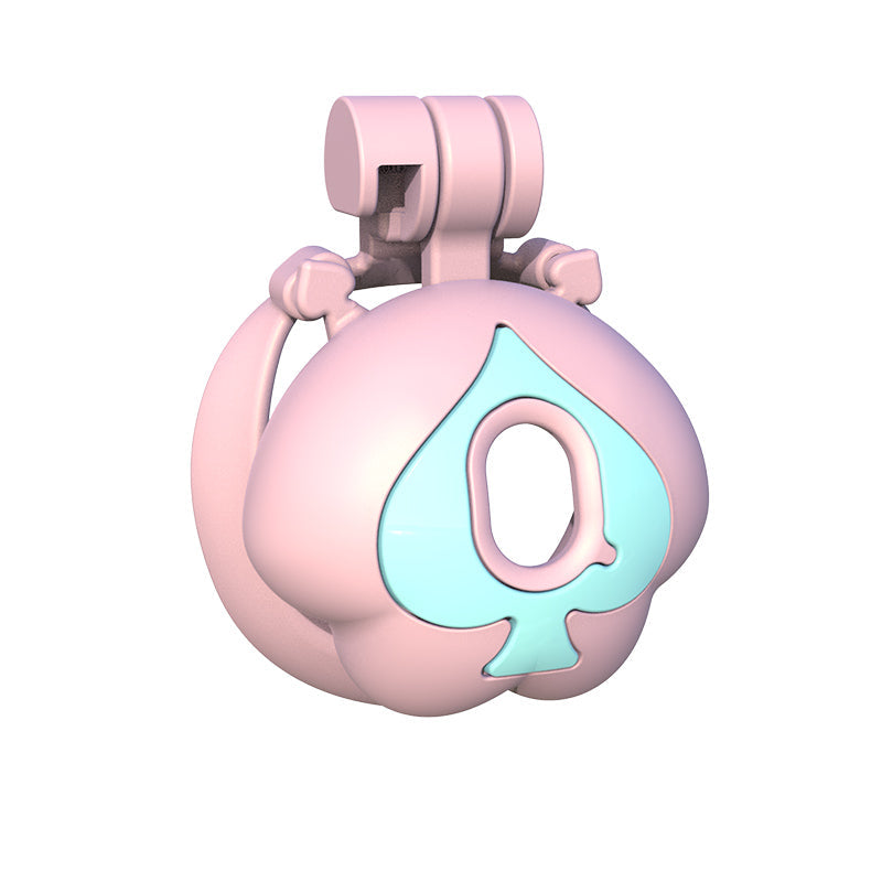 Pinker Q-Peach-Käfig schräg