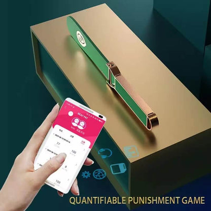 QIUI Beat Pat neben der App-Anzeige