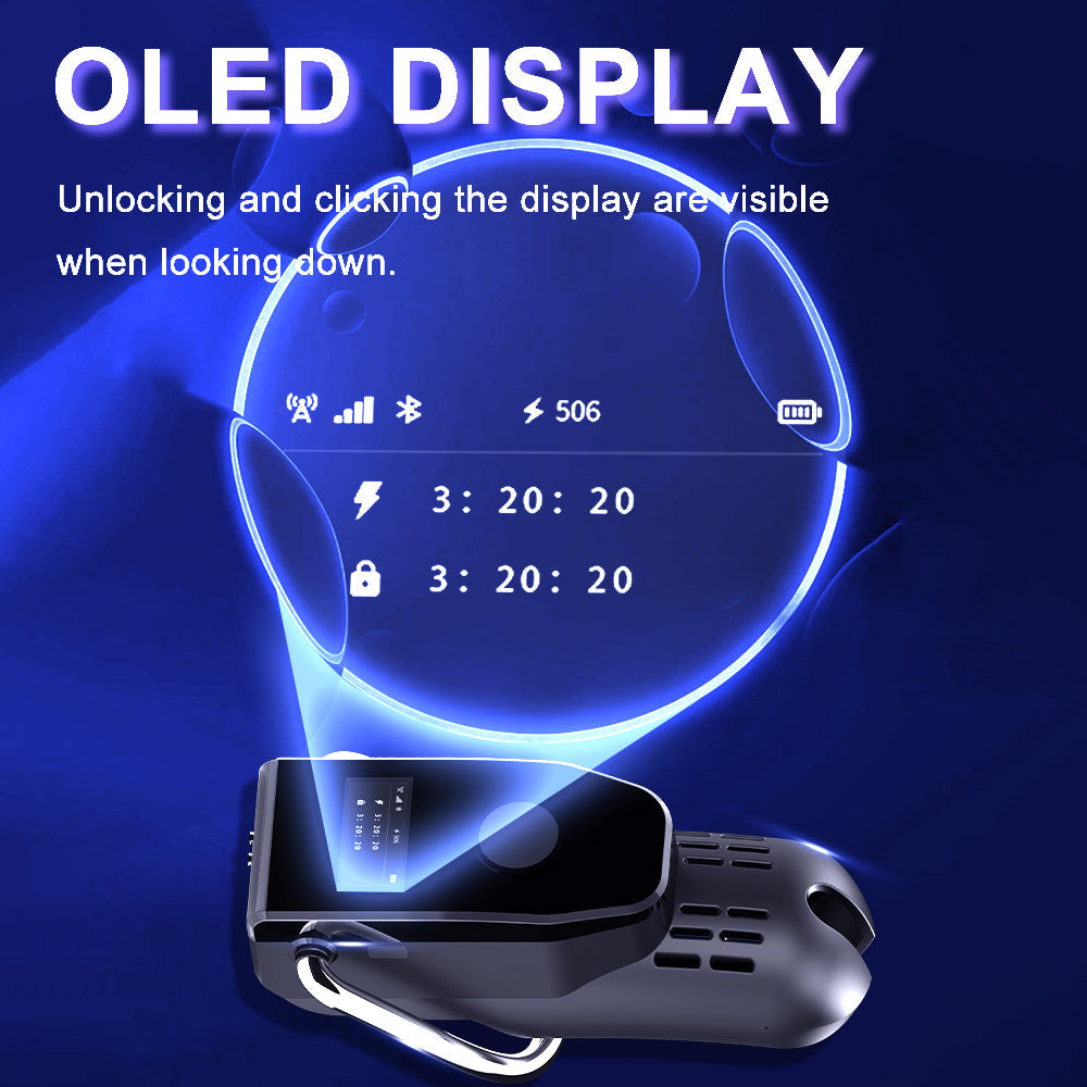 OLED-Anzeige mit Timerdarstellung