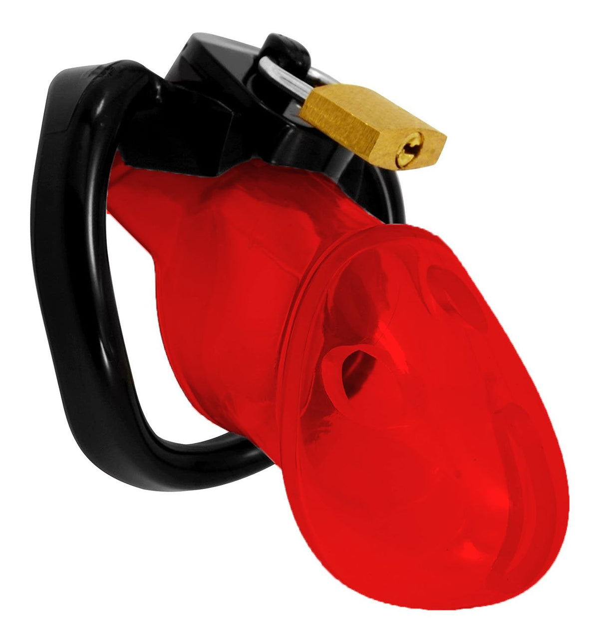 Rote Hülle mit schwarzem Basisring