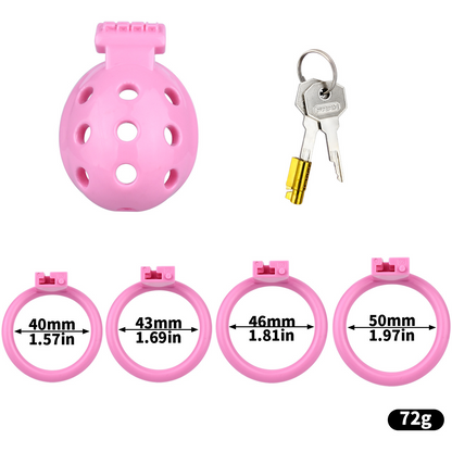 Pinkes Grundset mit vier Basisringen