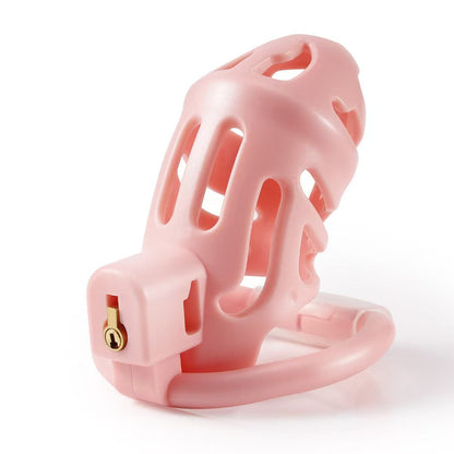 Pinker Käfig auf der Seite