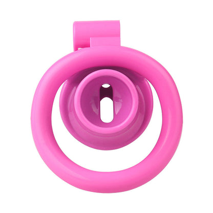 Rückseite des pinken Käfigs