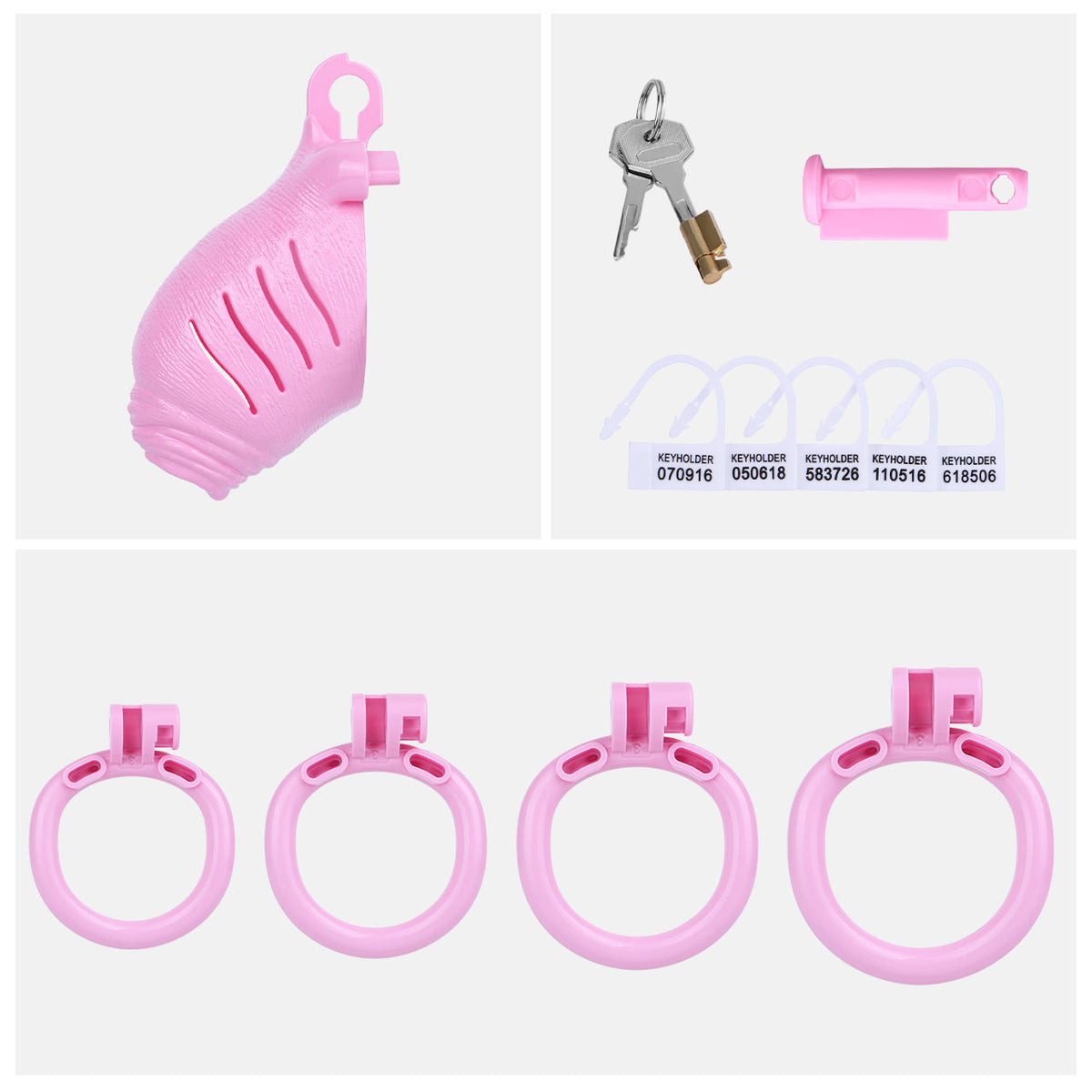 Pinkes Set ohne Gurt