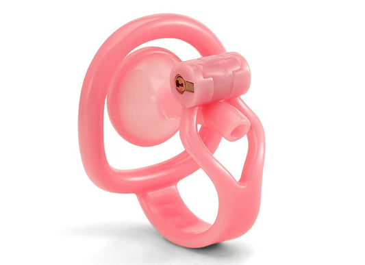 Pinker Reverse-Käfig von vorne