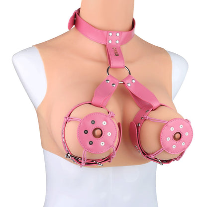 Pinke Ausführung am Modell schräg