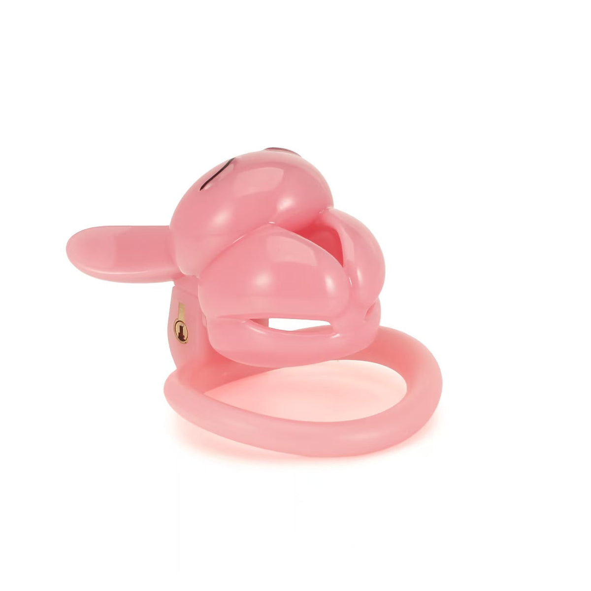 Pinker Käfig im Seitenprofil