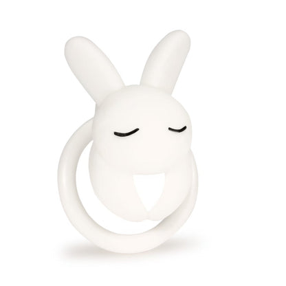 Weißer Rogue Rabbit von vorne