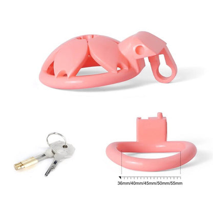 Pinker Sakura mit getrenntem Basisring und Schlüsseln
